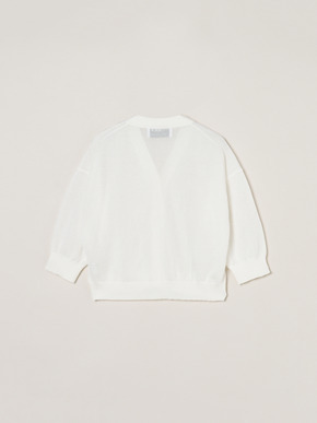 Sheer lurex cardigan 詳細画像
