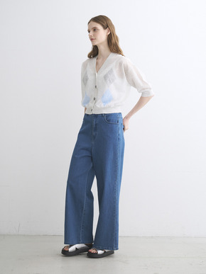 Sheer lurex cardigan 詳細画像