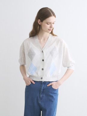 Sheer lurex cardigan 詳細画像