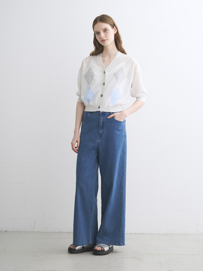 Sheer lurex cardigan 詳細画像