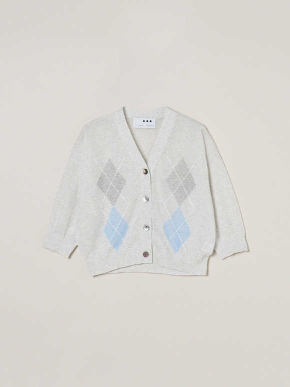 Sheer lurex cardigan
