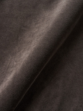 Compact velour half zip top 詳細画像