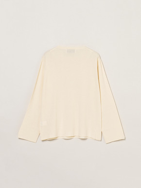 Mousse soft knit long T sweater 詳細画像