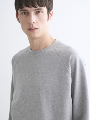 Men's Stretch ponte sweat shirt 詳細画像