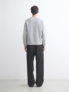 Men's Stretch ponte sweat shirt 詳細画像