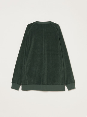 Men's Velvet pile cocoon sweat 詳細画像