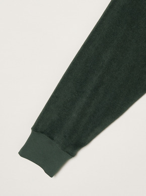 Men's Velvet pile cocoon sweat 詳細画像