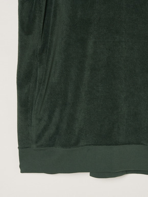 Men's Velvet pile cocoon sweat 詳細画像