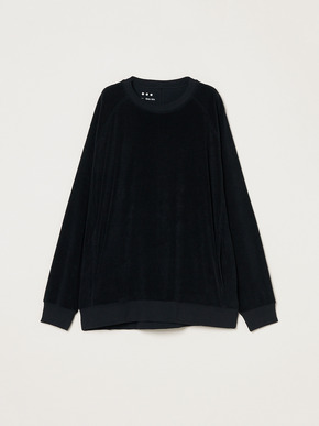 Men's Velvet pile cocoon sweat 詳細画像