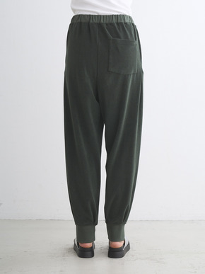 Velvet pile jogger pants 詳細画像