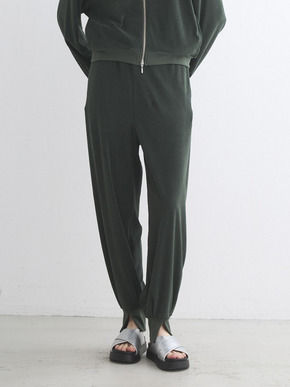 Velvet pile jogger pants 詳細画像
