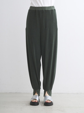 Velvet pile jogger pants 詳細画像
