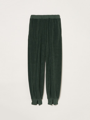 Velvet pile jogger pants 詳細画像