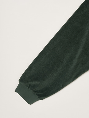Velvet pile zip up blouson 詳細画像