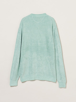 Men's Velour sweater l/s sweat 詳細画像