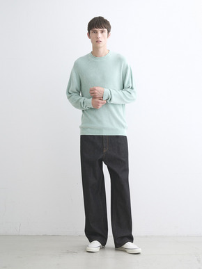 Men's Velour sweater l/s sweat 詳細画像