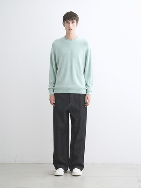 Men's Velour sweater l/s sweat 詳細画像