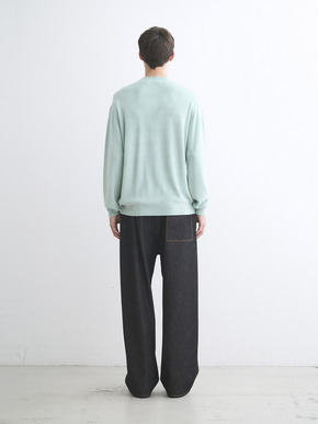 Men's Velour sweater l/s sweat 詳細画像