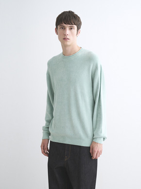 Men's Velour sweater l/s sweat 詳細画像
