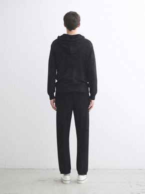 Men's Velour sweater zip up HD 詳細画像