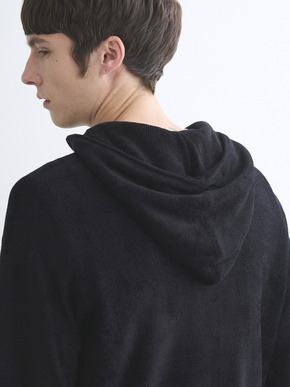 Men's Velour sweater zip up HD 詳細画像