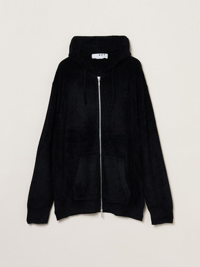 Men's Velour sweater zip up HD 詳細画像