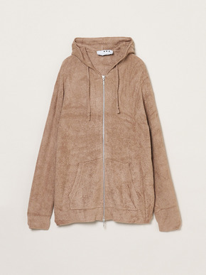 Men's Velour sweater zip up HD 詳細画像