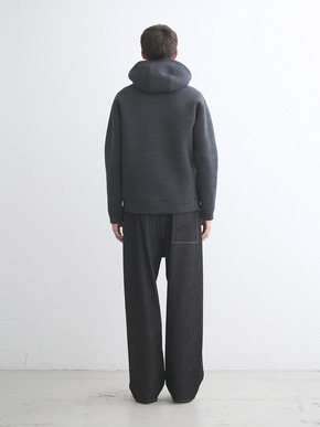 Men's Double knits sweat zip hoody 詳細画像