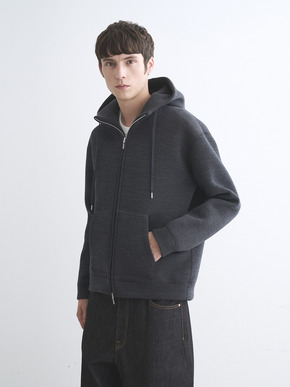 Men's Double knits sweat zip hoody 詳細画像
