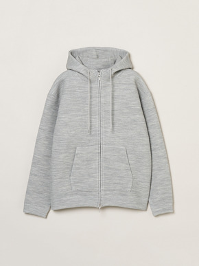 Men's Double knits sweat zip hoody 詳細画像