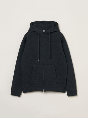 Men's Double knits sweat zip hoody 詳細画像