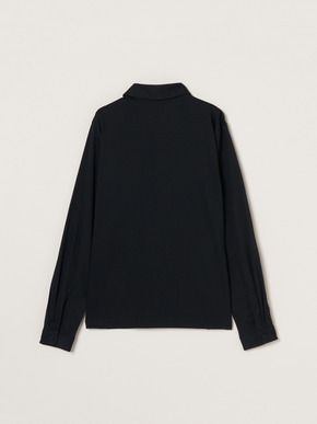 Men's Powdery Cotton long sleeve polo 詳細画像