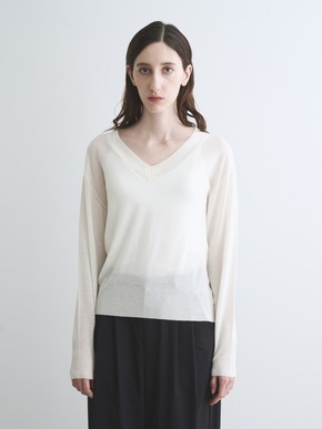Air sweater v-neck top 詳細画像