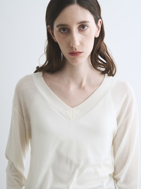 Air sweater v-neck top 詳細画像