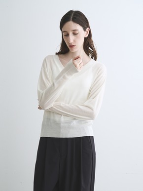 Air sweater v-neck top 詳細画像