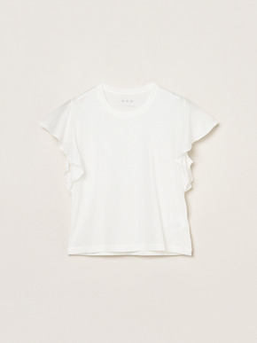 80 stretch cotton ruffle tank 詳細画像