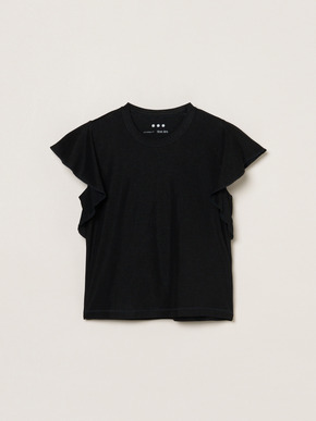 80 stretch cotton ruffle tank 詳細画像