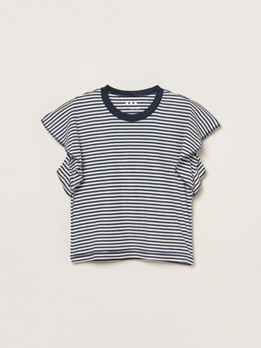 80 stretch cotton ruffle tank 詳細画像