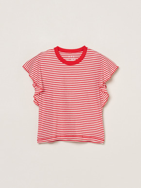 80 stretch cotton ruffle tank 詳細画像