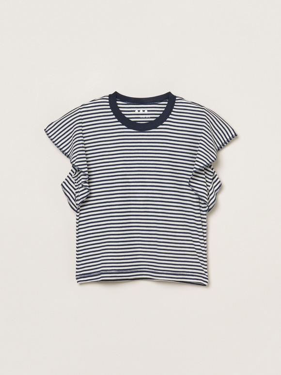 80 stretch cotton ruffle tank