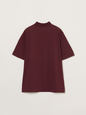 Men's sandedjerseypique mockneck 詳細画像