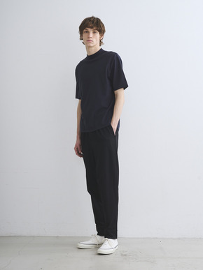 Men's sandedjerseypique mockneck 詳細画像