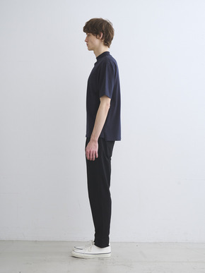 Men's sandedjerseypique mockneck 詳細画像