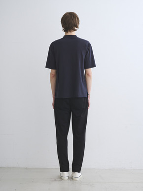 Men's sandedjerseypique mockneck 詳細画像