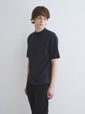 Men's sandedjerseypique mockneck 詳細画像