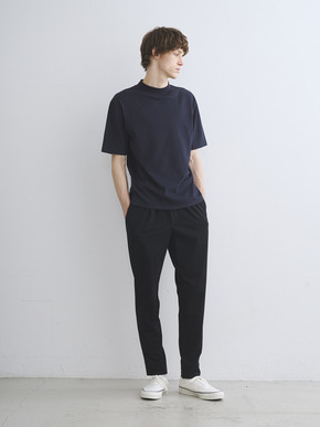 Men's sandedjerseypique mockneck 詳細画像