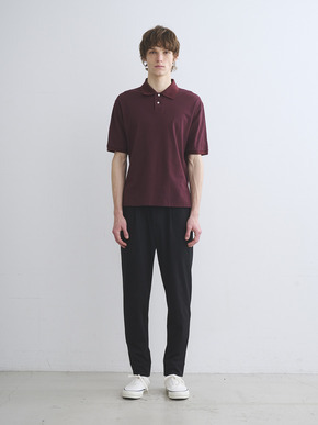 Men's sanded jersey pique polo 詳細画像