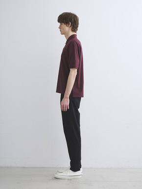 Men's sanded jersey pique polo 詳細画像