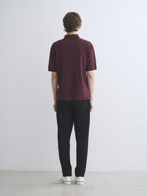 Men's sanded jersey pique polo 詳細画像