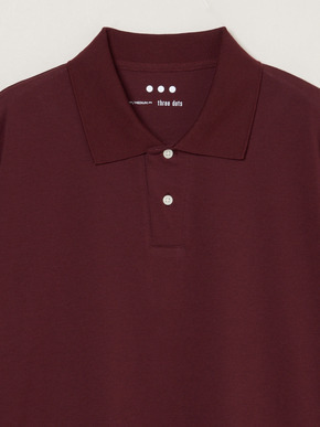 Men's sanded jersey pique polo 詳細画像